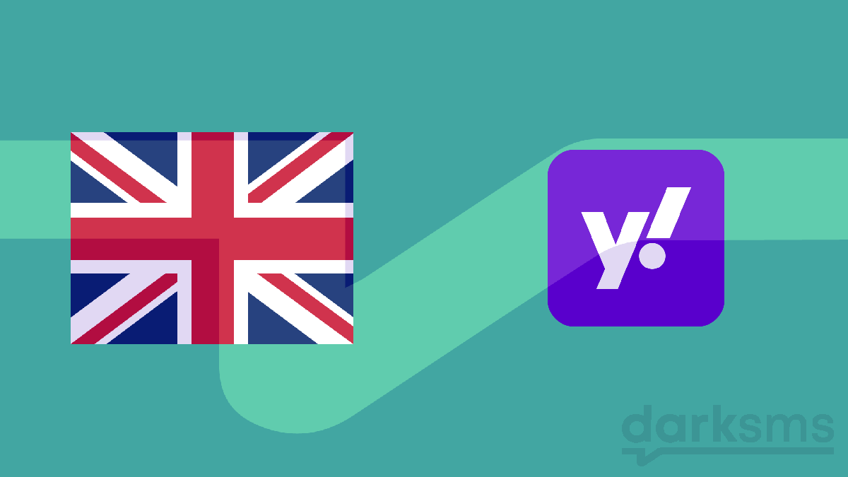 Verify Yahoo With United Kingdom Number