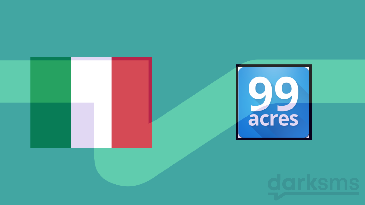 Verify 99acres With Italy Number